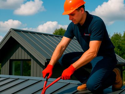 Монтаж фальцевой кровли