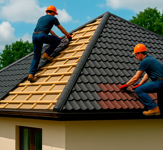 Монтаж шатровой крыши в Калуге