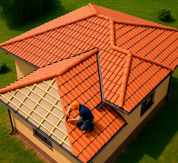Установка сложной кровли в Калуге